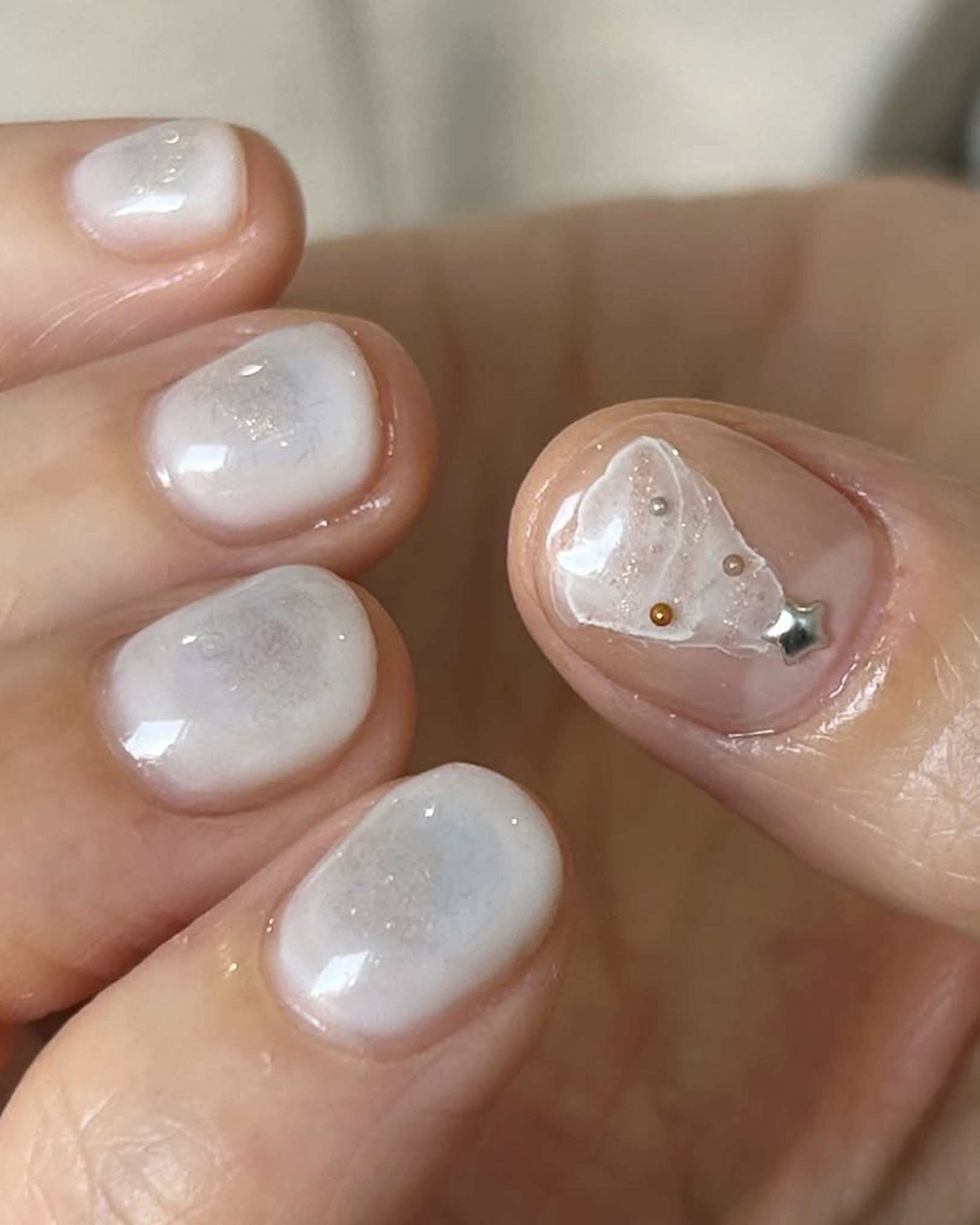 크리스마스 네일