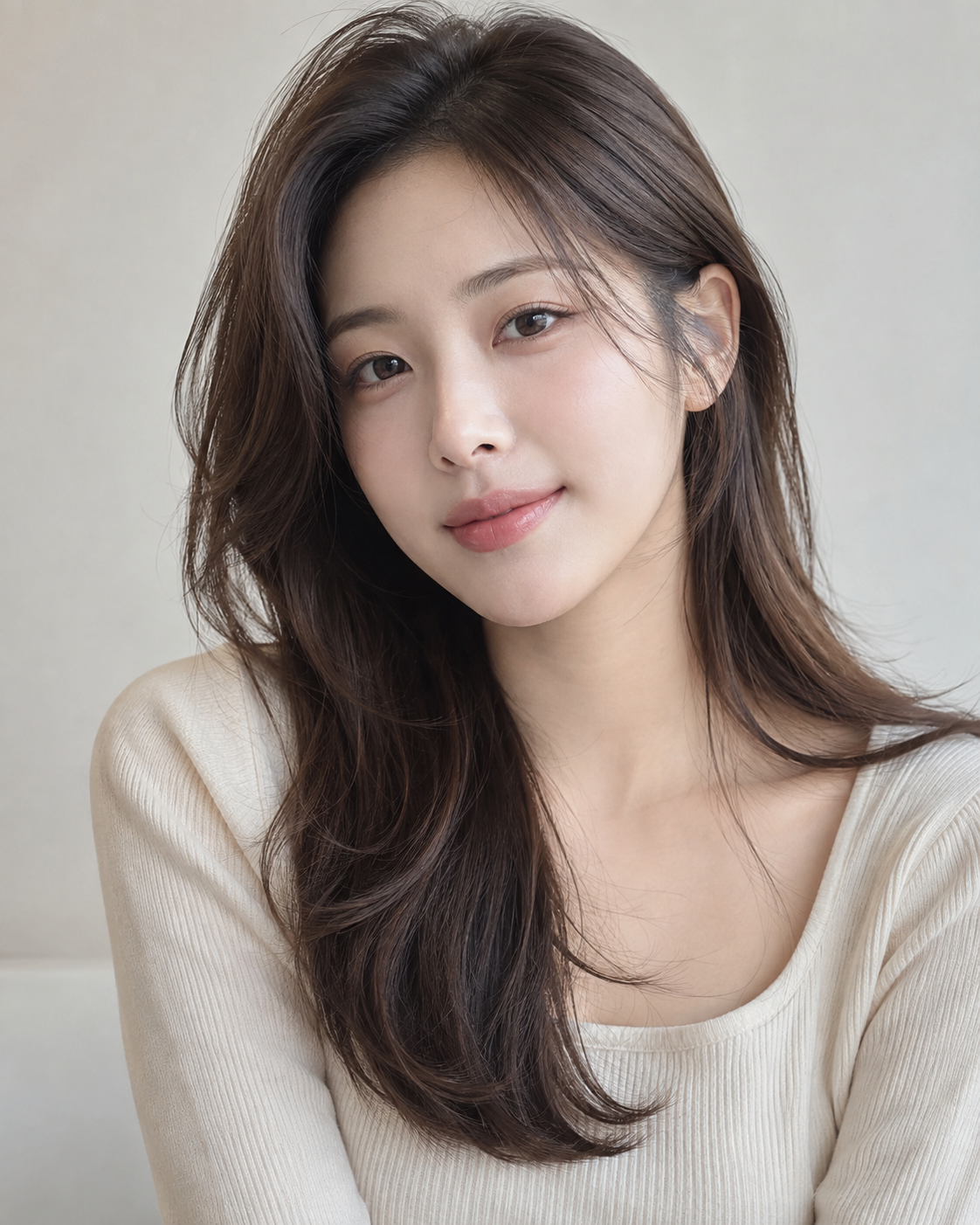 긴머리헤어스타일
